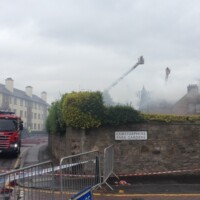 Fire at Corstorphine Public Hall - 2013.