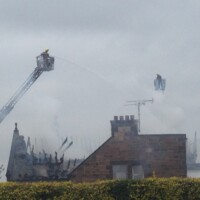 Fire at Corstorphine Public Hall - 2013.