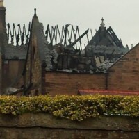 Fire at Corstorphine Public Hall - 2013.