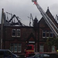 Fire at Corstorphine Public Hall - 2013.